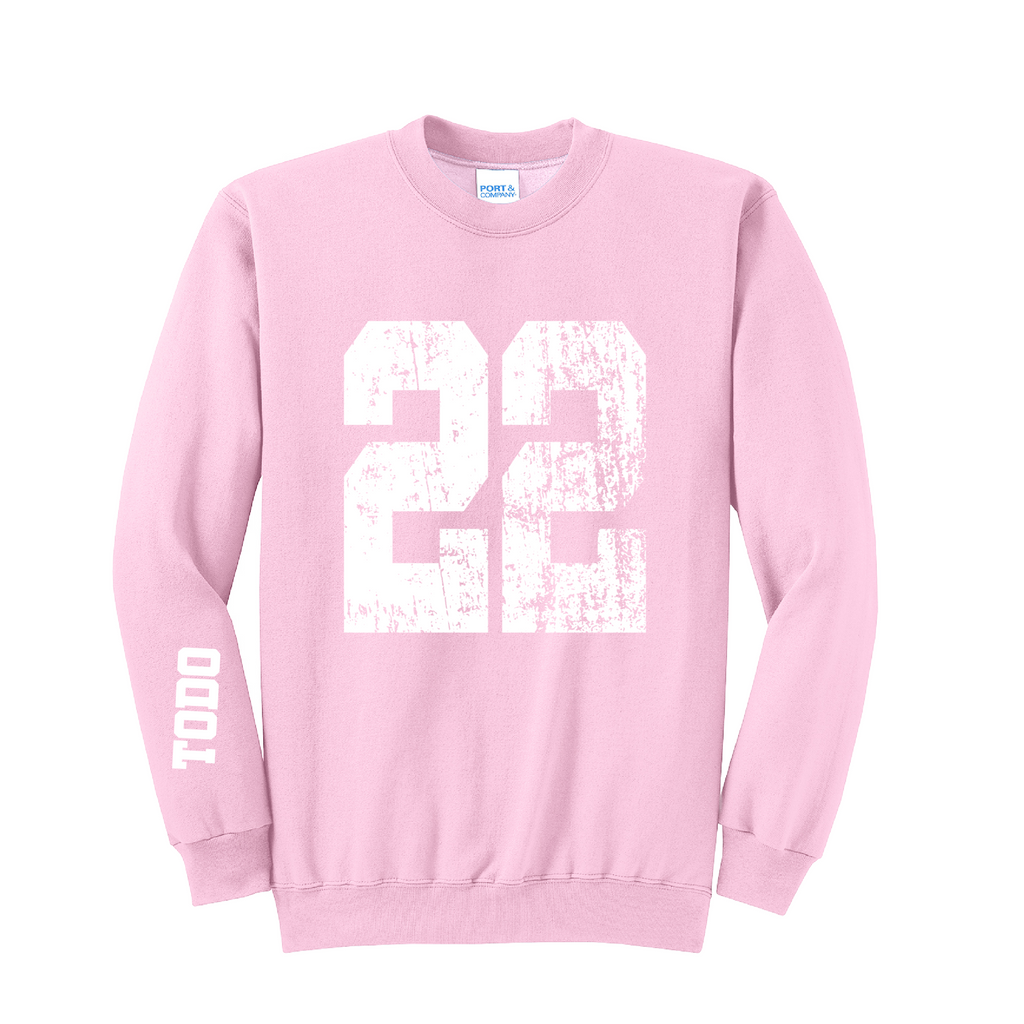 LARGE NUMBERS Fleece Pullover CREW NECK Sweatshirt