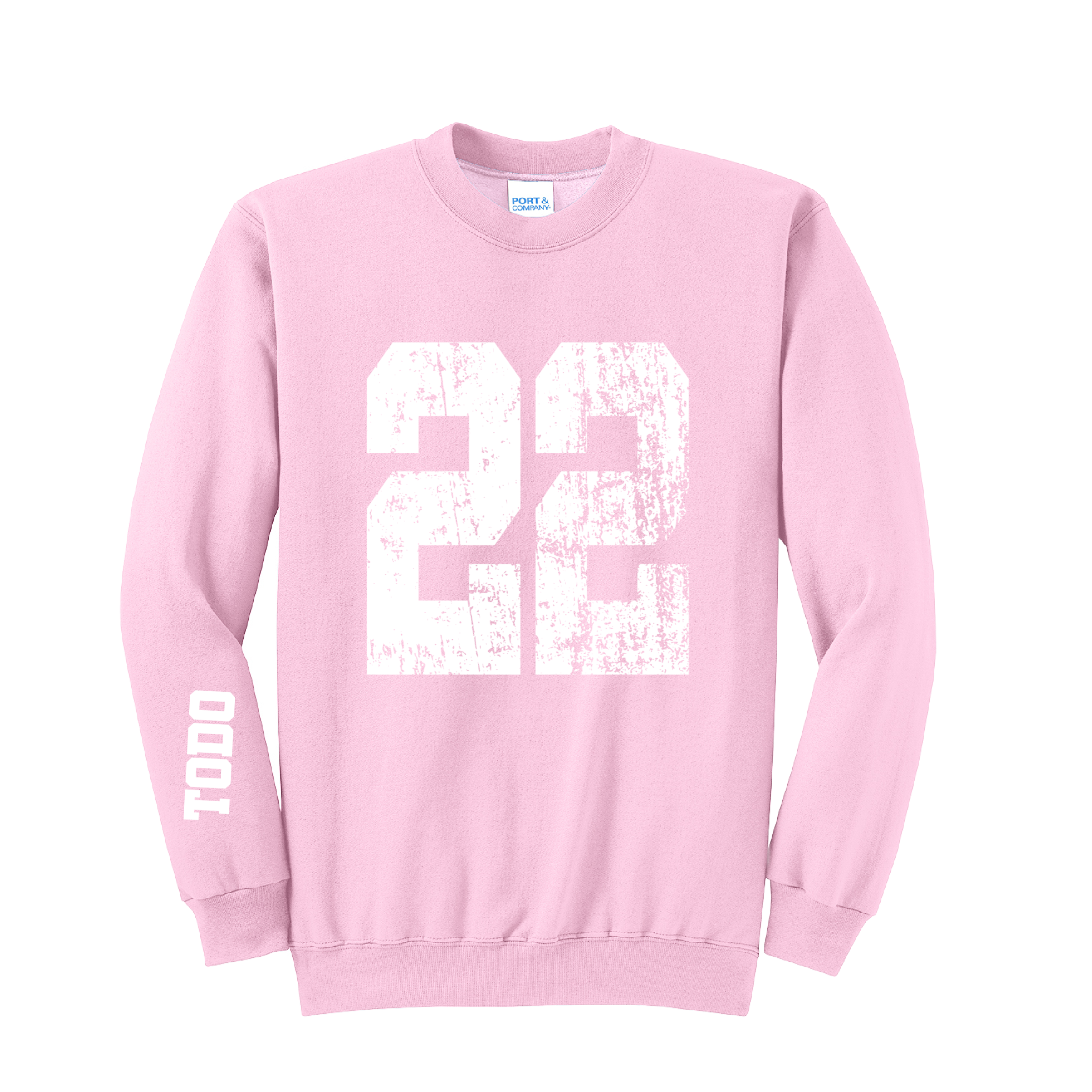 LARGE NUMBERS Fleece Pullover CREW NECK Sweatshirt
