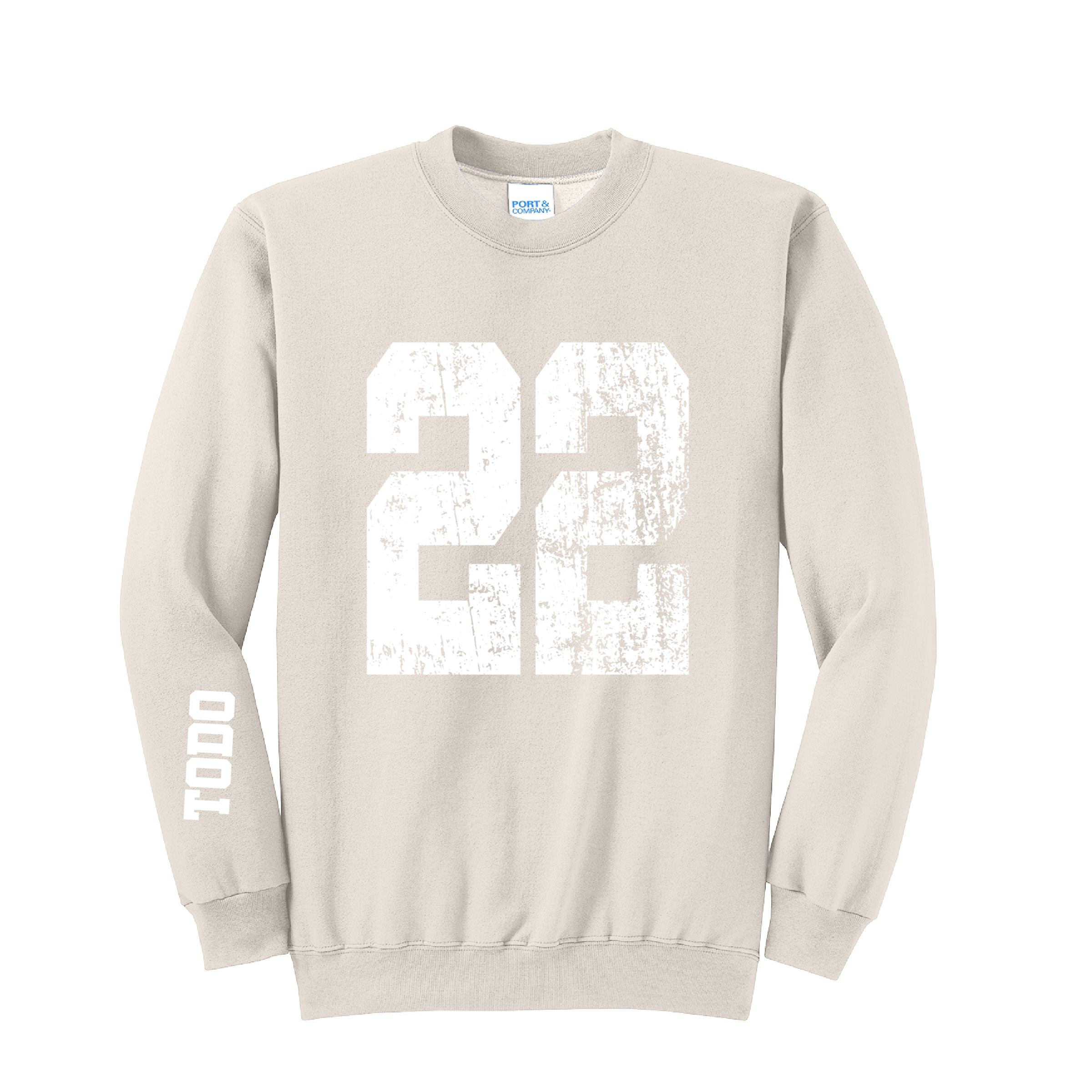 LARGE NUMBERS Fleece Pullover CREW NECK Sweatshirt
